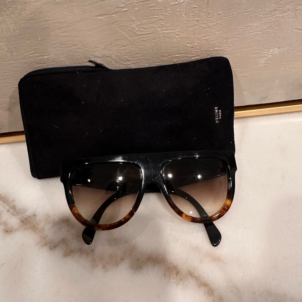 Celine Black and Brown Sunglasses